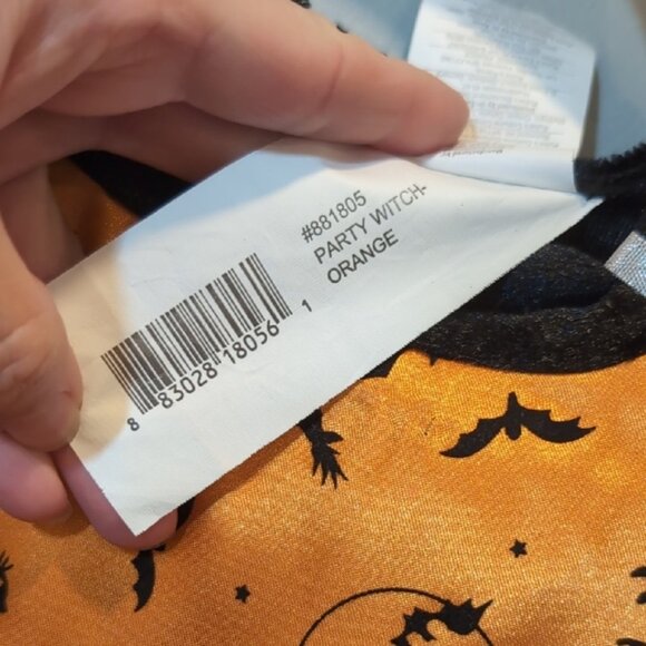 3/$20 Rubie's Halloween Witch Costume Long Flare Sleeve Dress Tulle Party - Picture 8 of 15